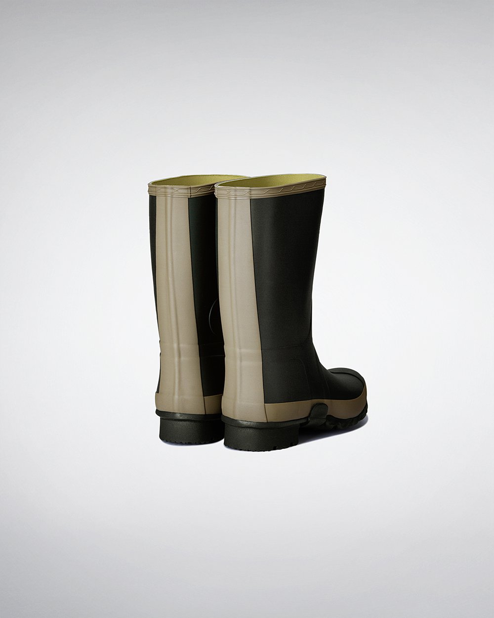 Mens Hunter Short Rain Boots Dark Olive - Gardener - 3859410-NC